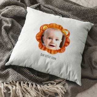 1st Birthday Lion Cushion     