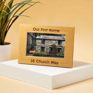 New Home Engraved Frame