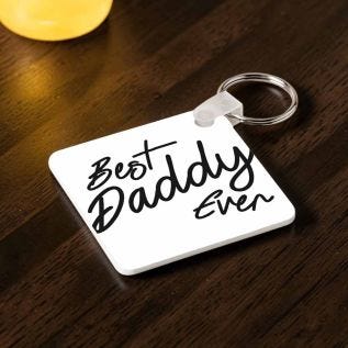 Best Daddy Ever Photo Keyring