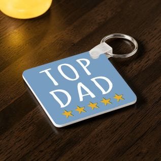 5-Star Dad Photo Keyring